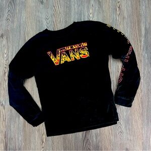 Vans boys long sleeve shirt size M